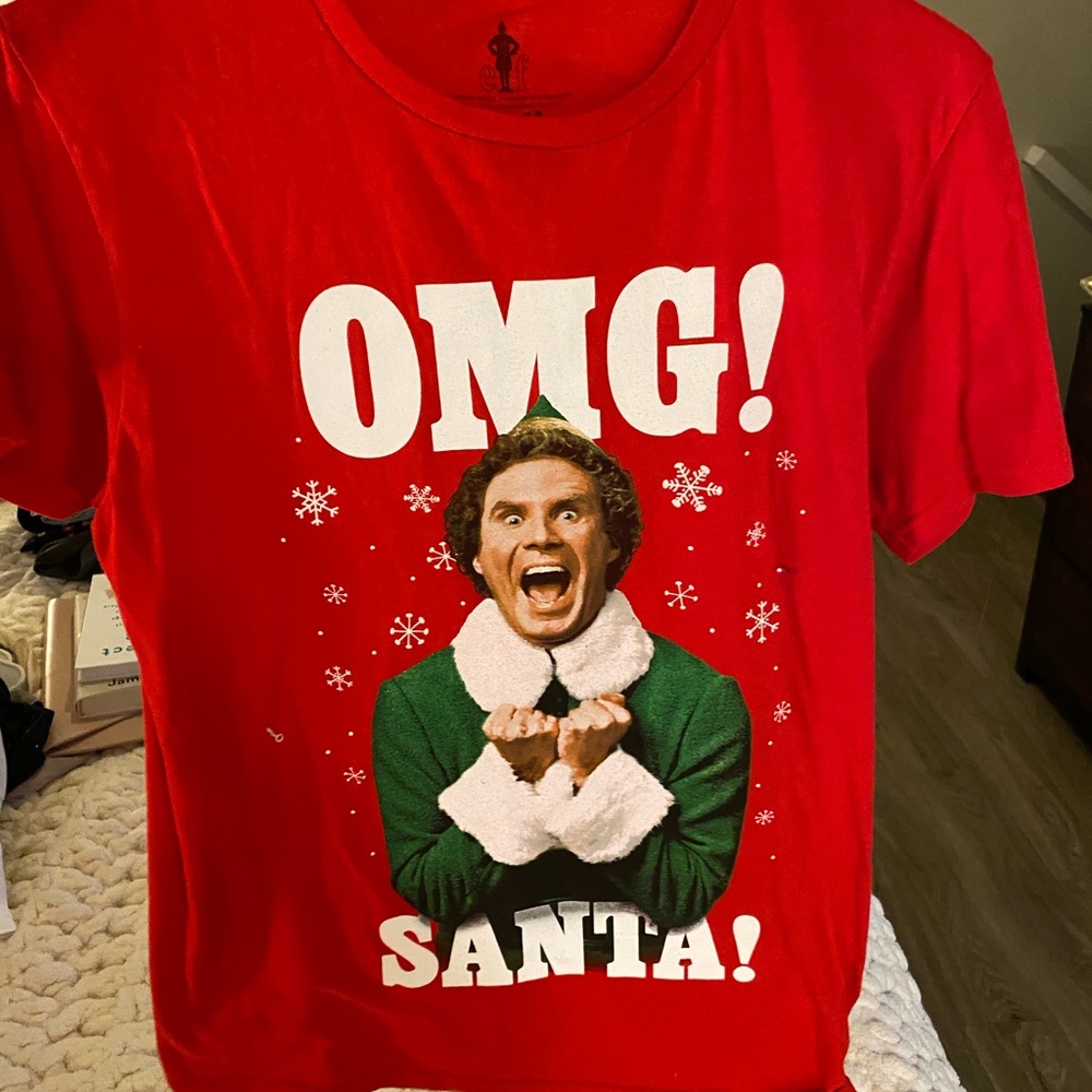 OMG SANTA Christmas tee